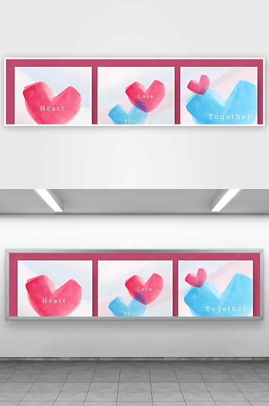 爱心甜蜜浪漫爱情-众图网