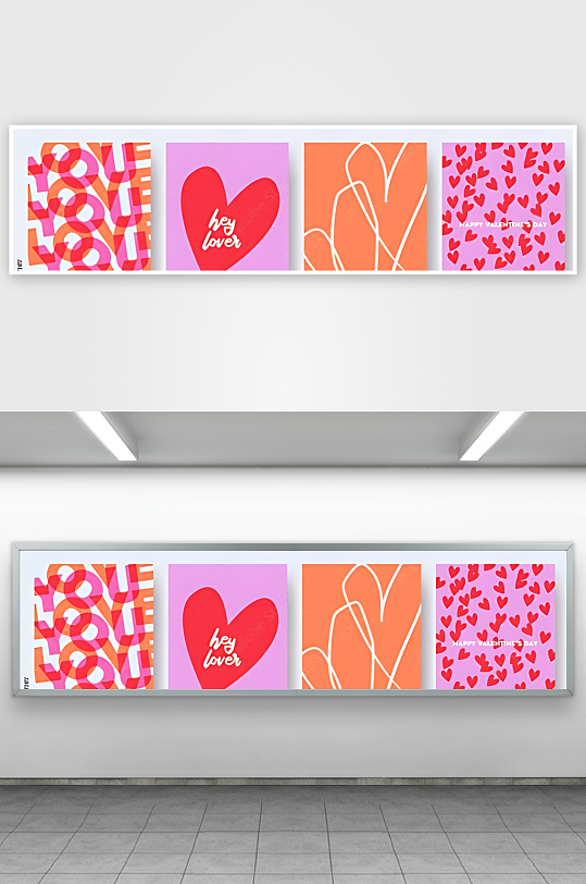 爱心甜蜜浪漫爱情-众图网