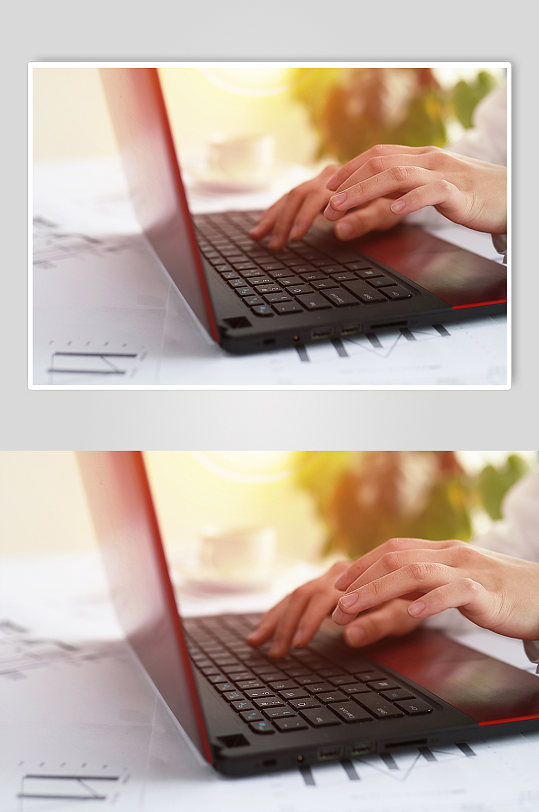 商务企业人物笔记本打字高清摄影图照片-众图网