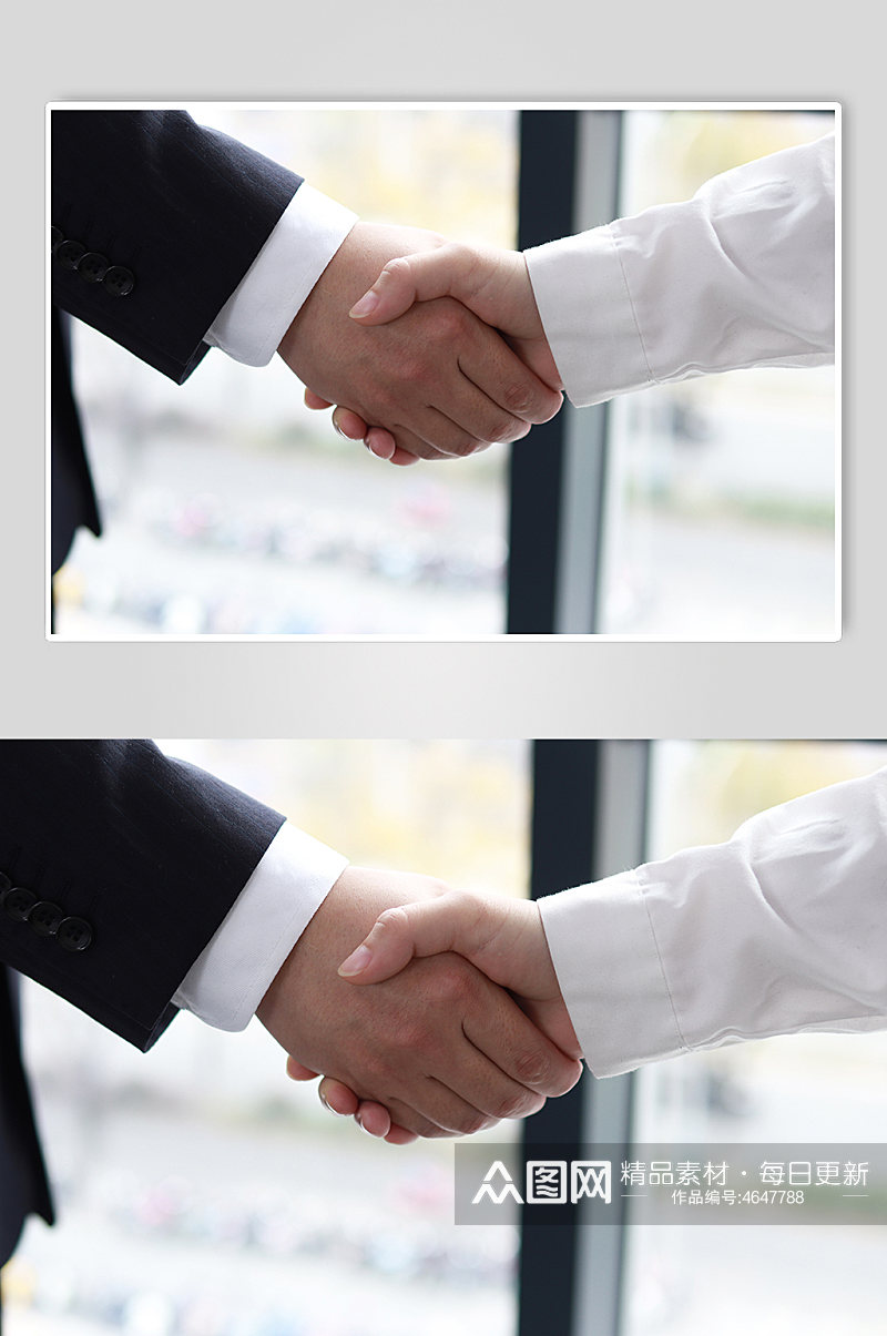 企业人物握手摄影图团队合作共赢照片素材