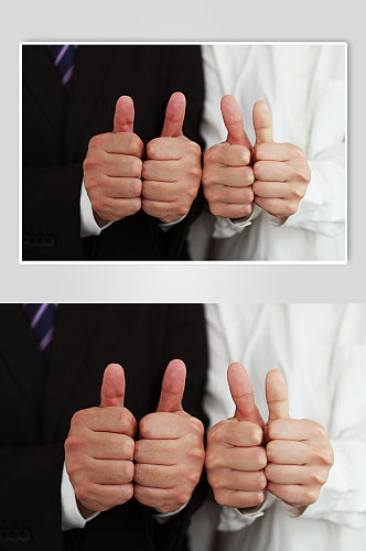 点赞竖大拇指企业人物摄影图照片