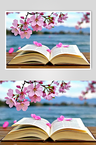 海棠花数字艺术AI春季春天风景MP4视频