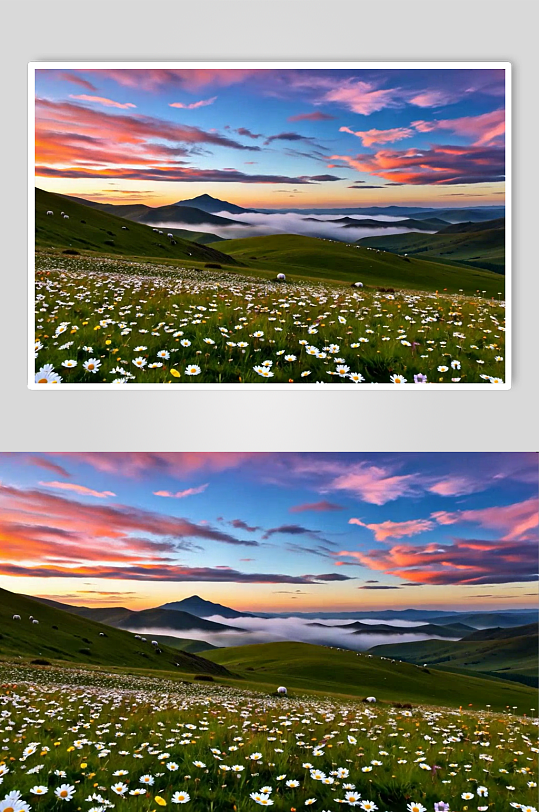 草原数字艺术AI春天春季风景MP4视频-众图网