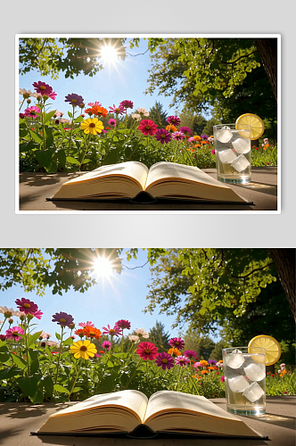 小菊花AI夏季风景自然风光MP4视频