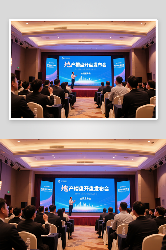 企业新品发布会会议人物摄影图-众图网
