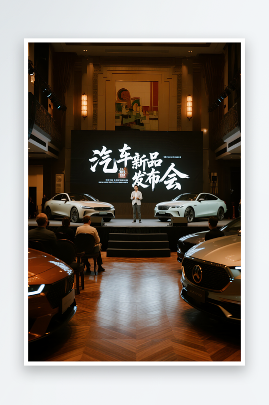 企业新品发布会会议人物摄影图-众图网