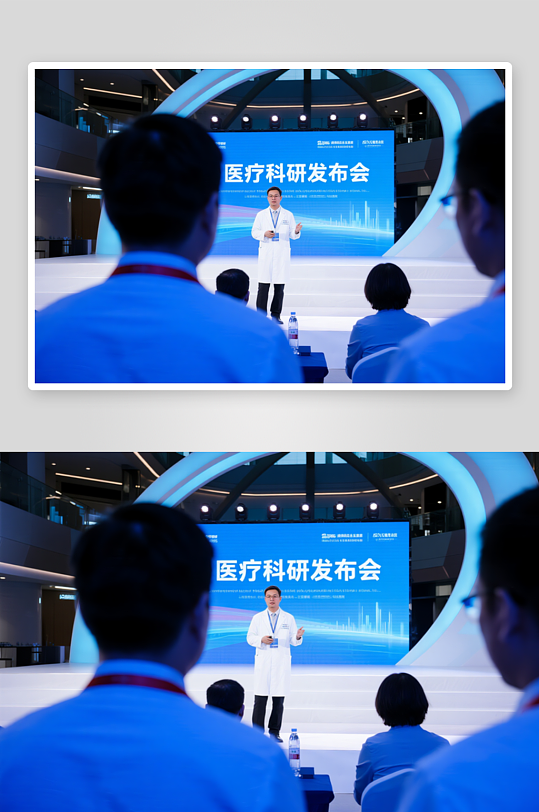 企业新品发布会会议人物摄影图-众图网