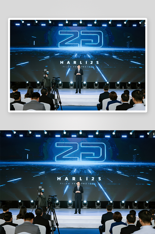 时尚企业新品发布会会议人物摄影图-众图网