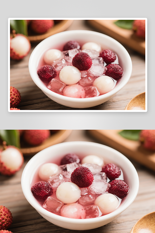 清爽糖水店甜品糖水冷饮摄影图-众图网