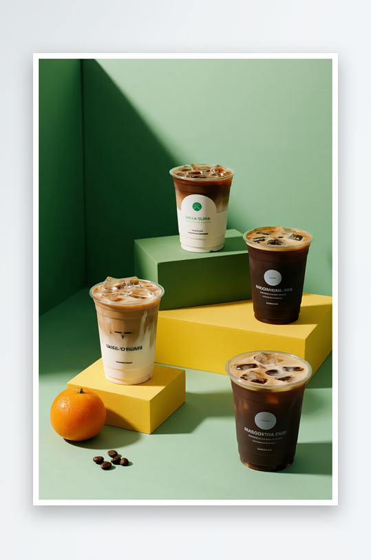 咖啡奶茶饮品冷饮产品摄影图-众图网