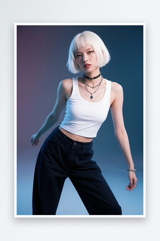 酒吧潮流人物摄影图-众图网