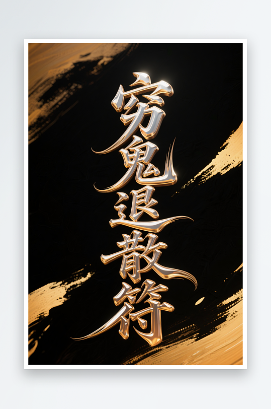 七月半中元节鬼节艺术字字体设计-众图网