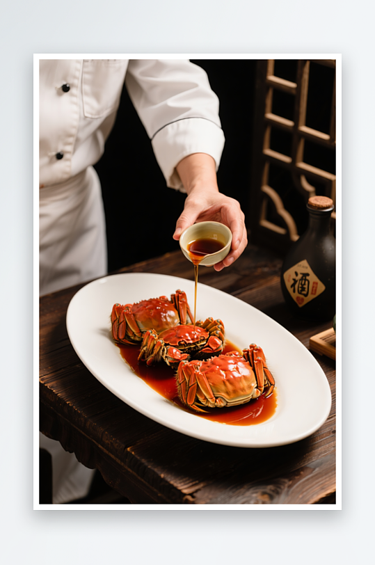 金秋蟹礼大闸蟹螃蟹美食摄影图-众图网