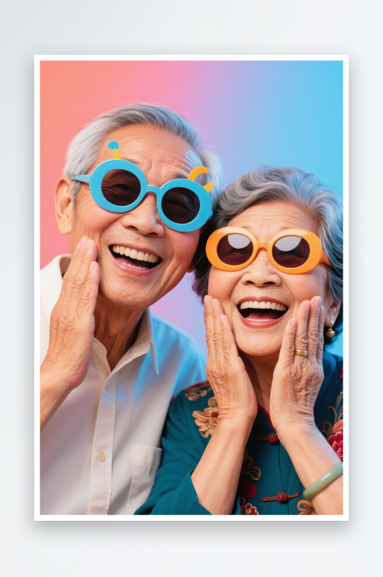 重阳节老年人老人人物摄影图-众图网