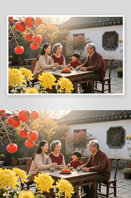 重阳节老年人老人人物摄影图-众图网