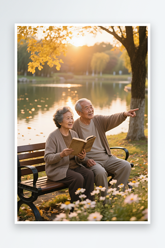 重阳节老年人老人人物摄影图