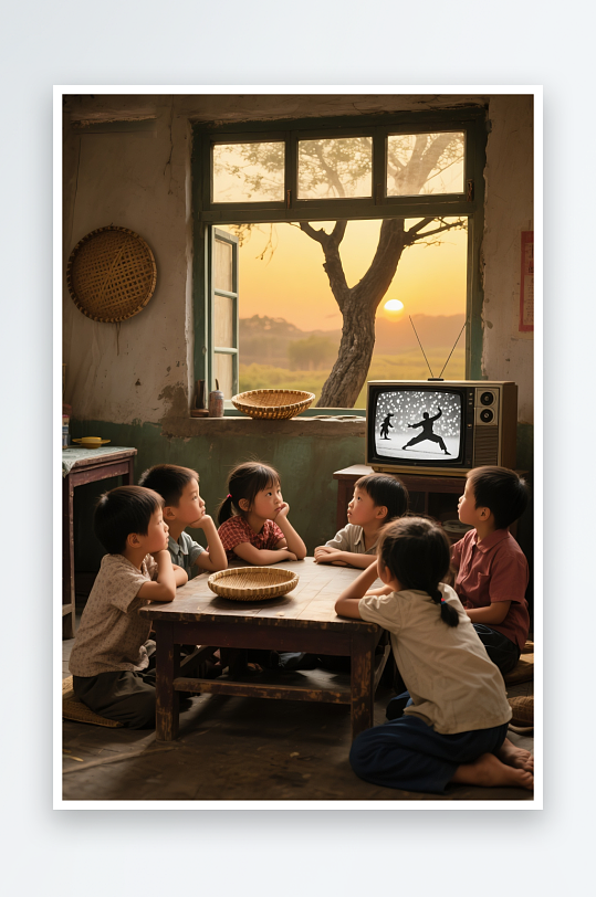 温馨看电视人物摄影图-众图网