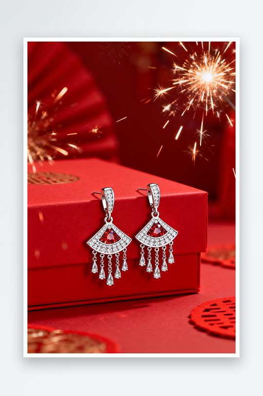 时尚精致新年春节珠宝首饰黄金摄影图-众图网