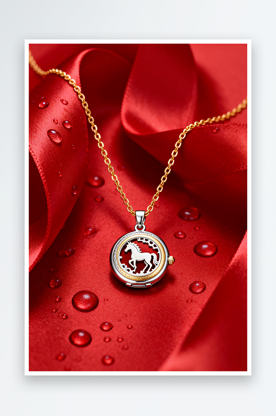 时尚精致新年春节珠宝首饰黄金摄影图-众图网