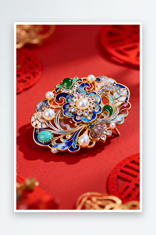 马年时尚精致新年春节珠宝首饰黄金摄影图-众图网