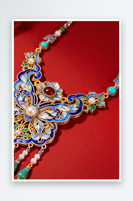 精致新年春节珠宝首饰黄金摄影图-众图网