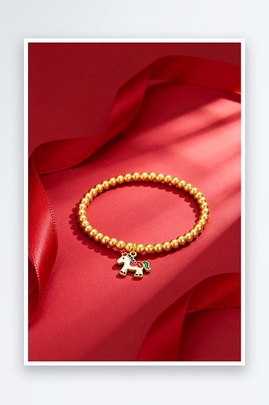 精致新年春节珠宝首饰黄金摄影图-众图网