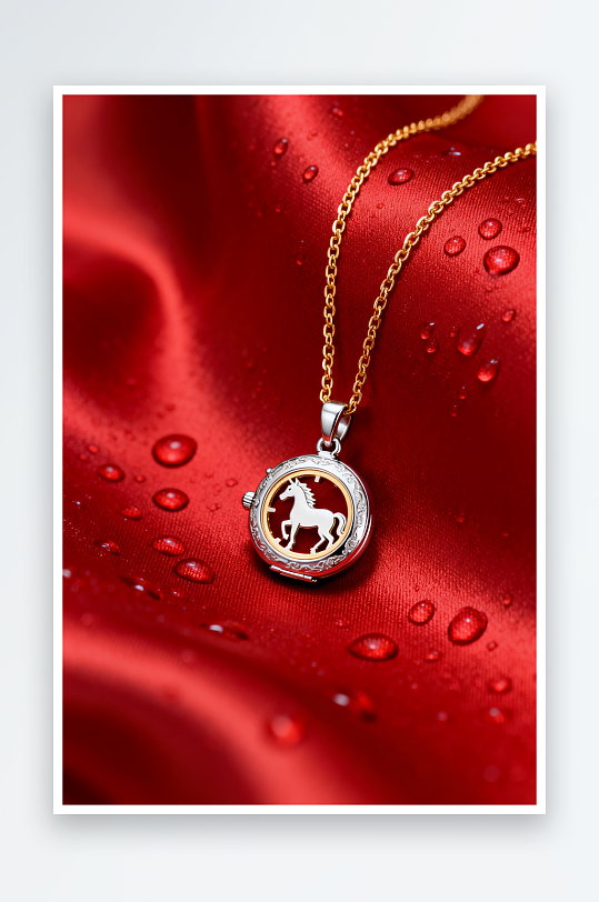 精致新年春节珠宝首饰黄金摄影图-众图网