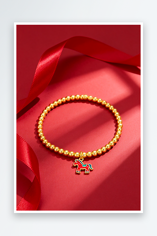 精致新年春节珠宝首饰黄金摄影图-众图网