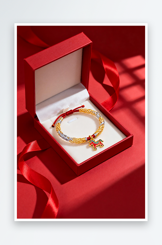 精致新年春节珠宝首饰黄金摄影图-众图网