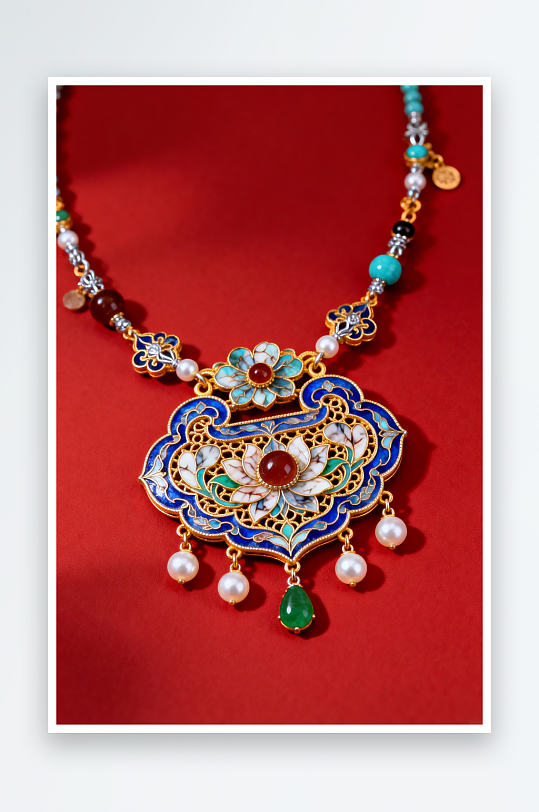 精致新年春节珠宝首饰黄金摄影图-众图网