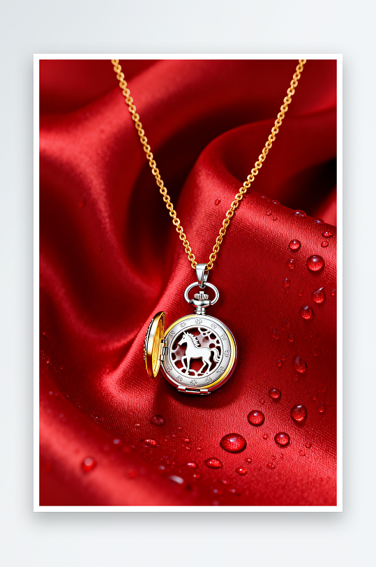 精致新年春节珠宝首饰黄金摄影图-众图网