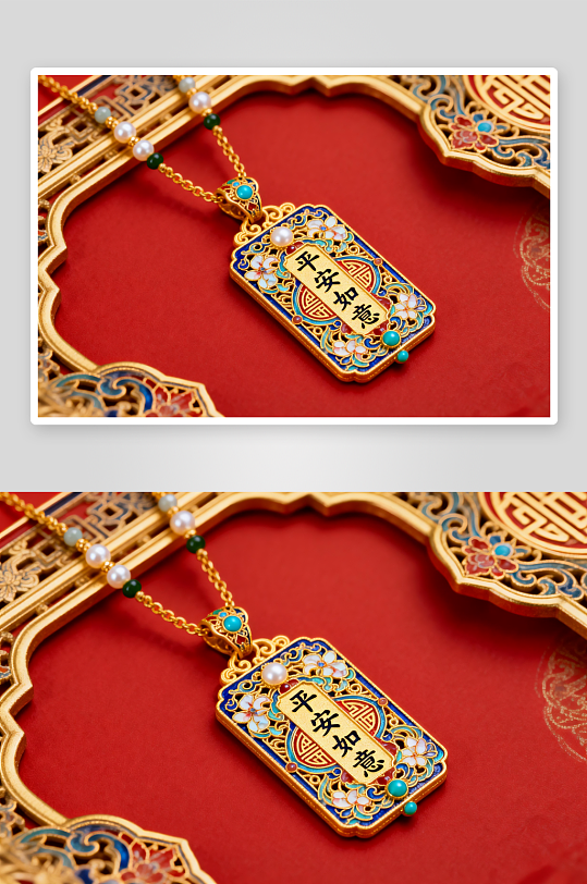 精致新年春节珠宝首饰黄金摄影图-众图网