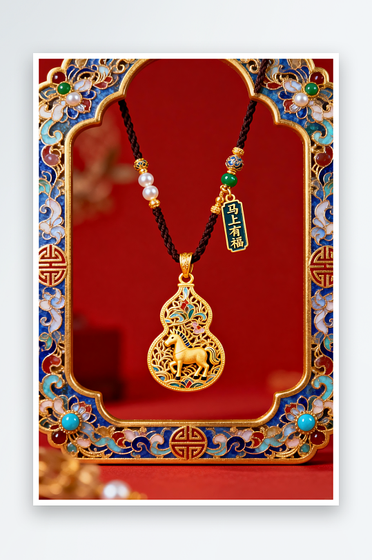 精致新年春节珠宝首饰黄金摄影图-众图网