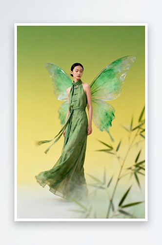 春季女生清明节医美人物摄影图