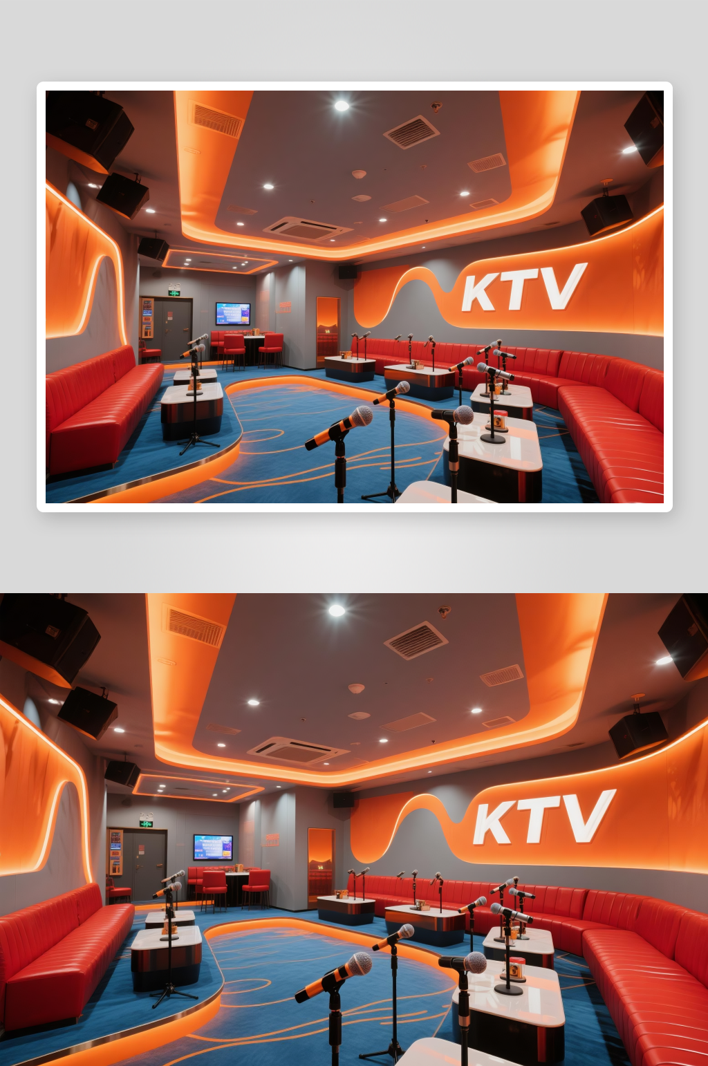 KTV包厢室内摄影图素材