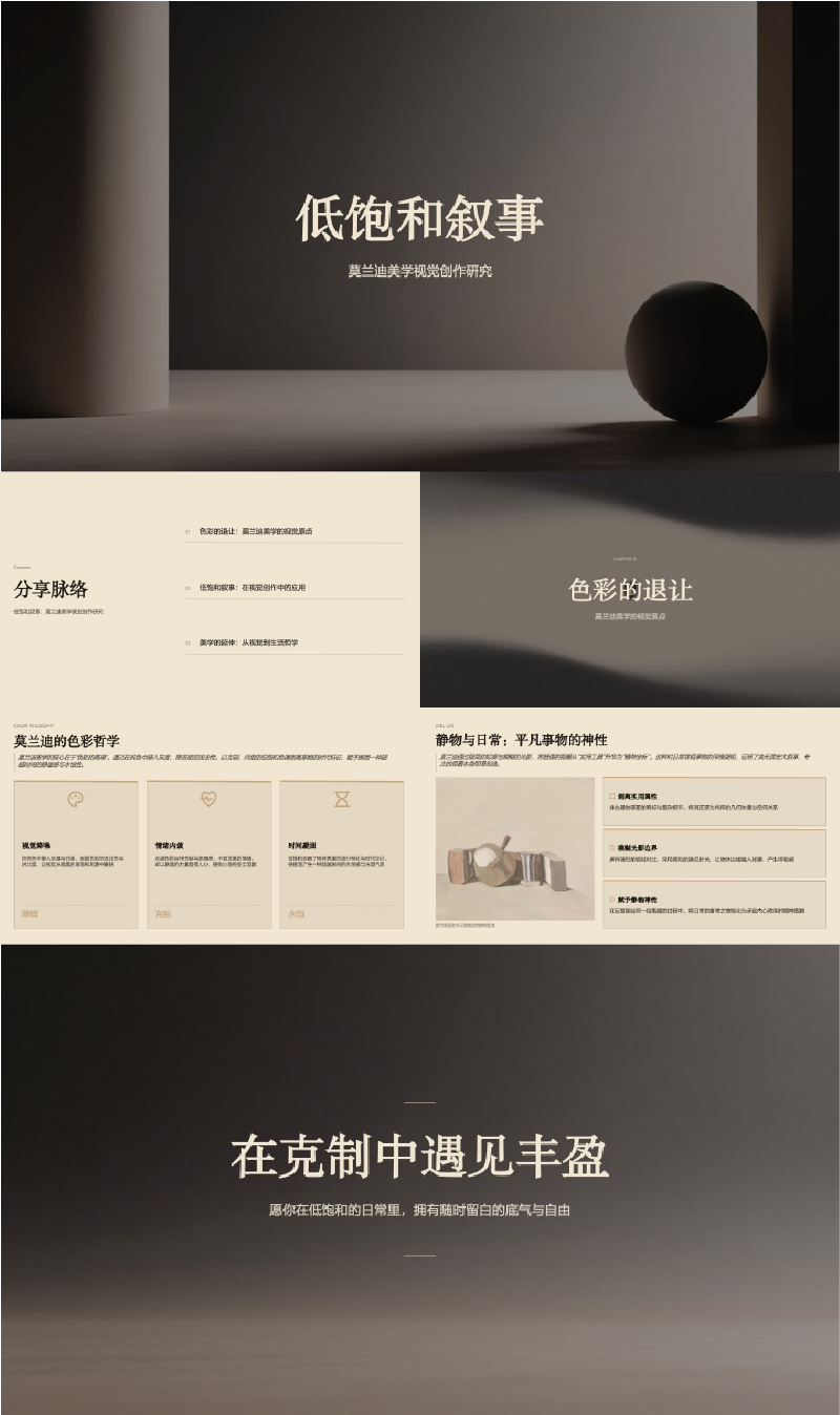莫兰迪美学视觉创作研究素材