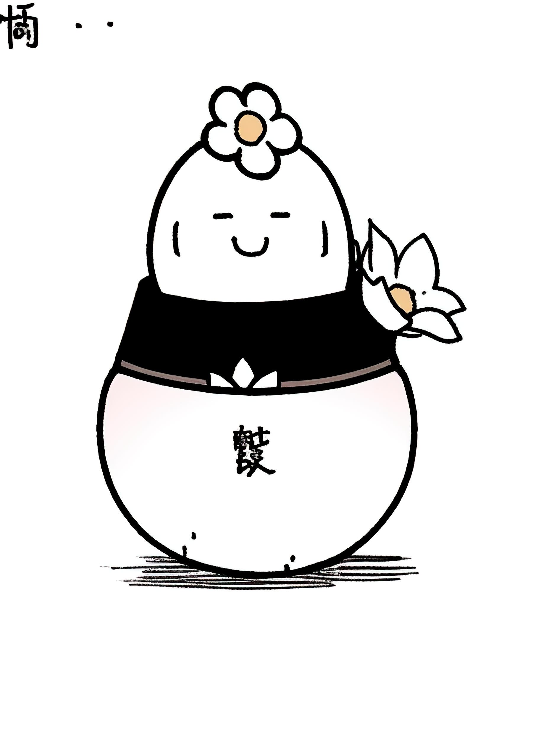 Q版可爱小人画风格小萌物简约素材