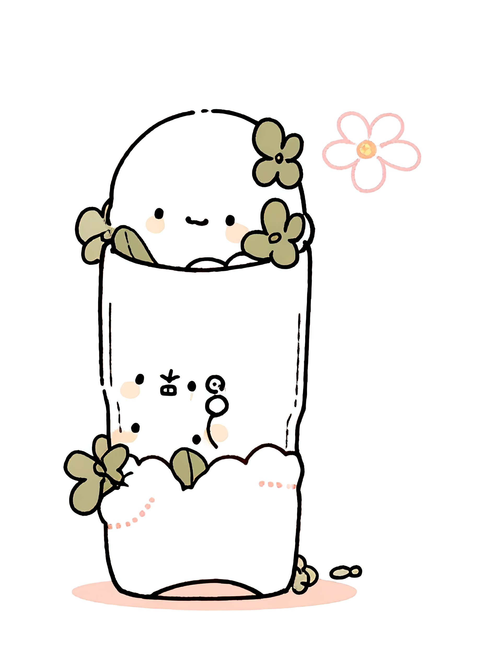 Q版简约可爱小人画风格小萌物素材