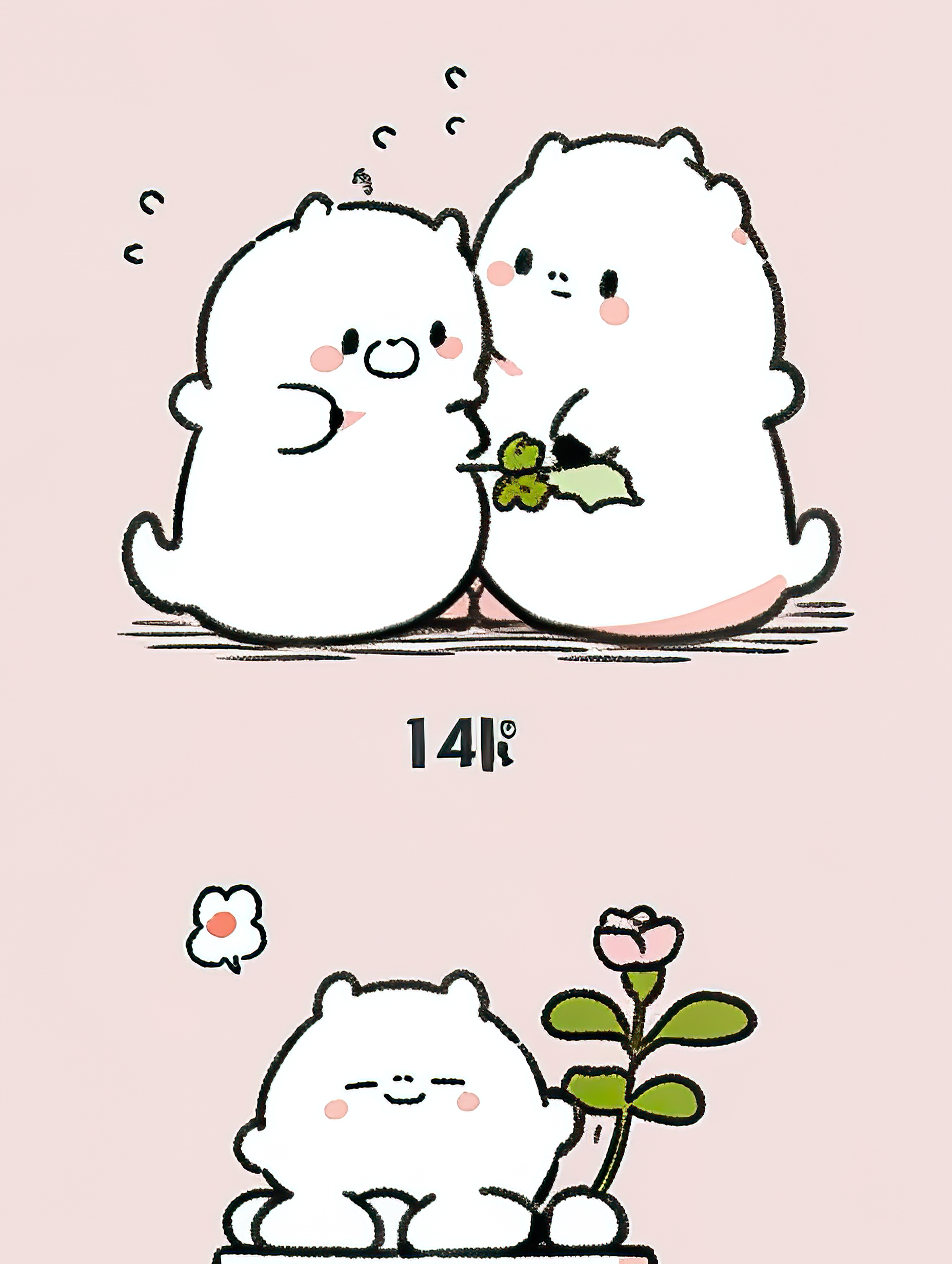 Q版简笔画萌物儿童画素材