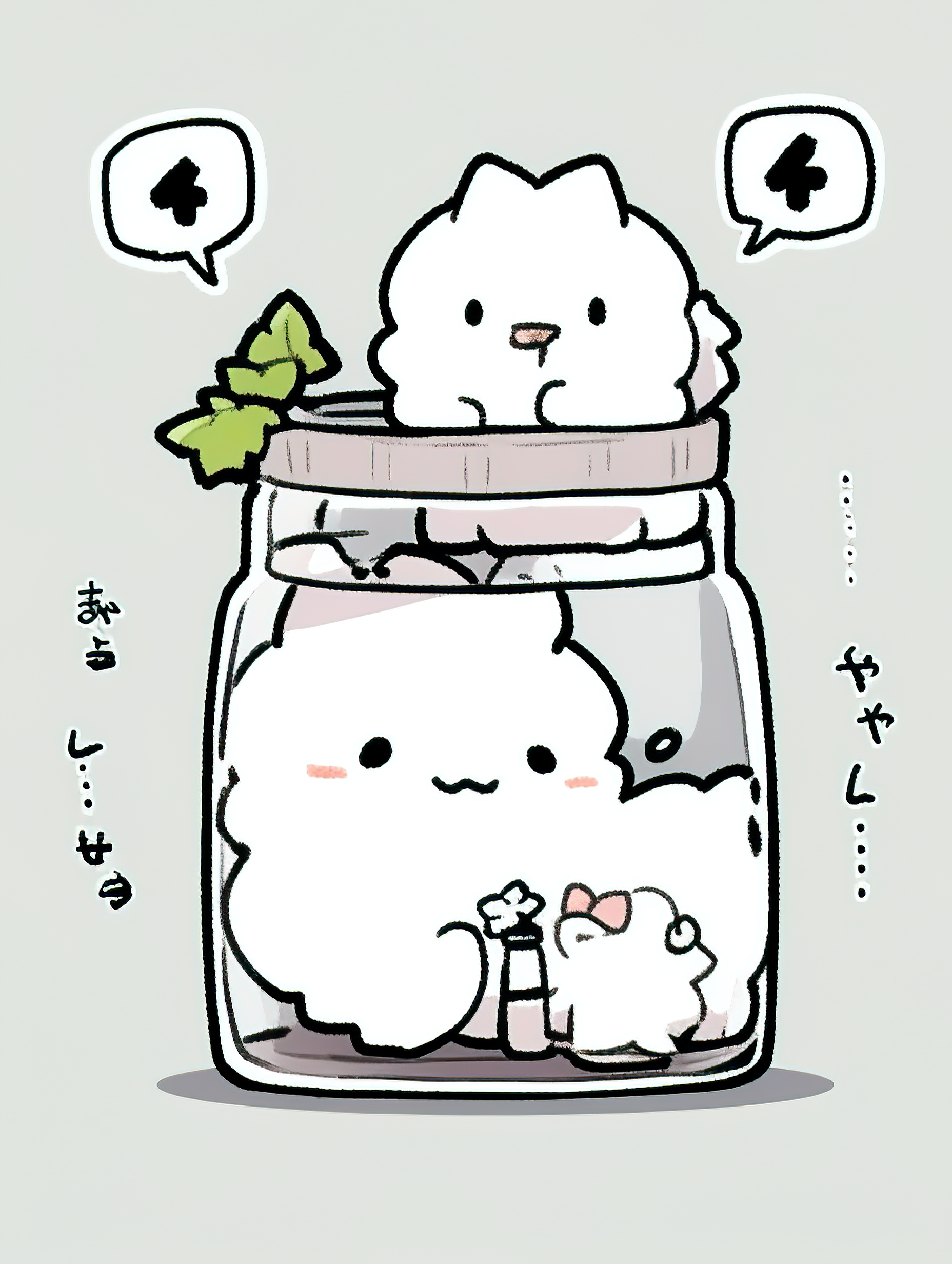 儿童画Q版简笔画萌物素材