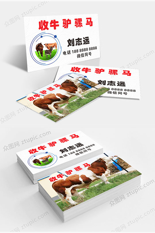 马名片图片-马名片设计素材-马名片模板下载-众图网