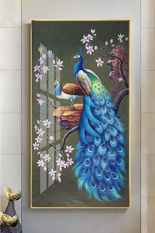 孔雀画图片 孔雀画素材下载 众图网
