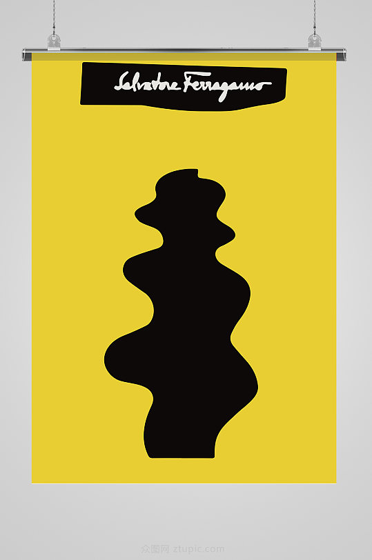 极简创意图形极简海报