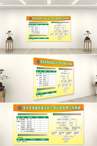 党建展板应急管理局党建走廊文化墙