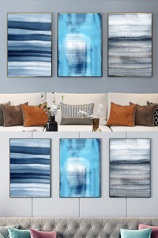 北欧简约意境抽象装饰画