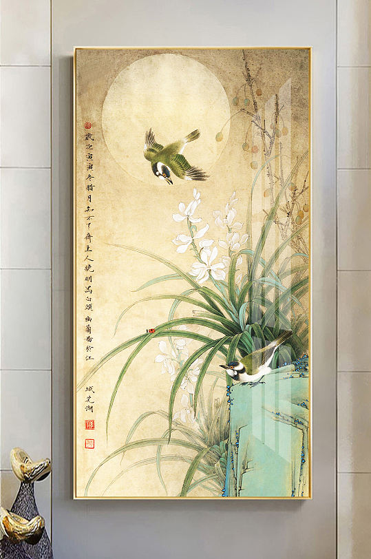 中式传统花鸟工笔画