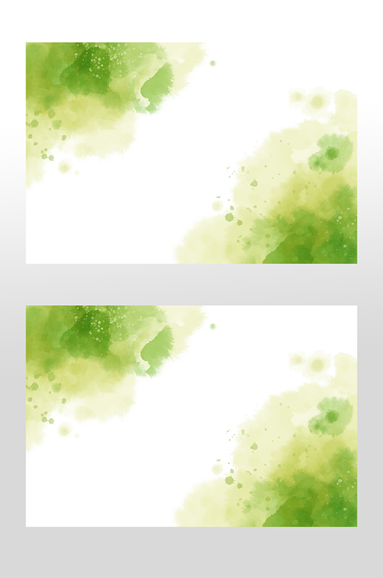 绿色水墨春天海报背景图片-众图网