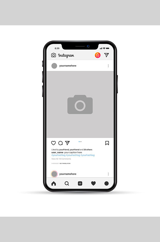手机ui界面模型设计