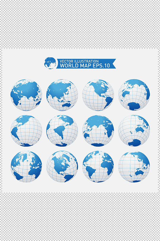 各式各样地球仪地球设计元素-众图网