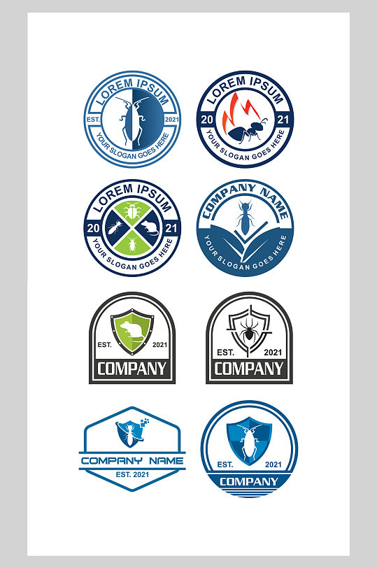 除四害icon图标设计元素